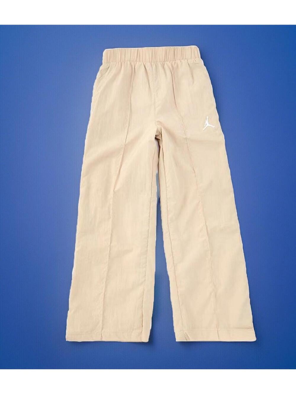 $50 Nike Jordan Big Girl’s Wide Leg Woven Beige Pants Size L(12/13)